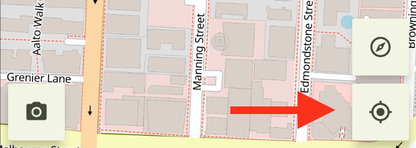 VMFit centering map on your location